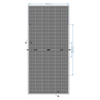 M10 MBB PERC 156 Half Cells 590W-605W Bifacial Solar Module