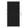 M10 MBB PERC 144 Half Cells 540W-555W All Black Solar Module